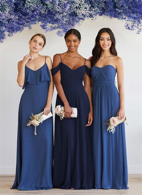 navy blue bridesmaid dress.